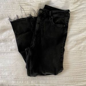 GAP vintage slim sky high black jeans